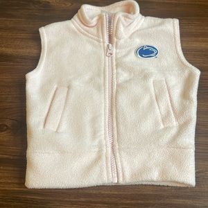 Penn State Pink Fleece Vest